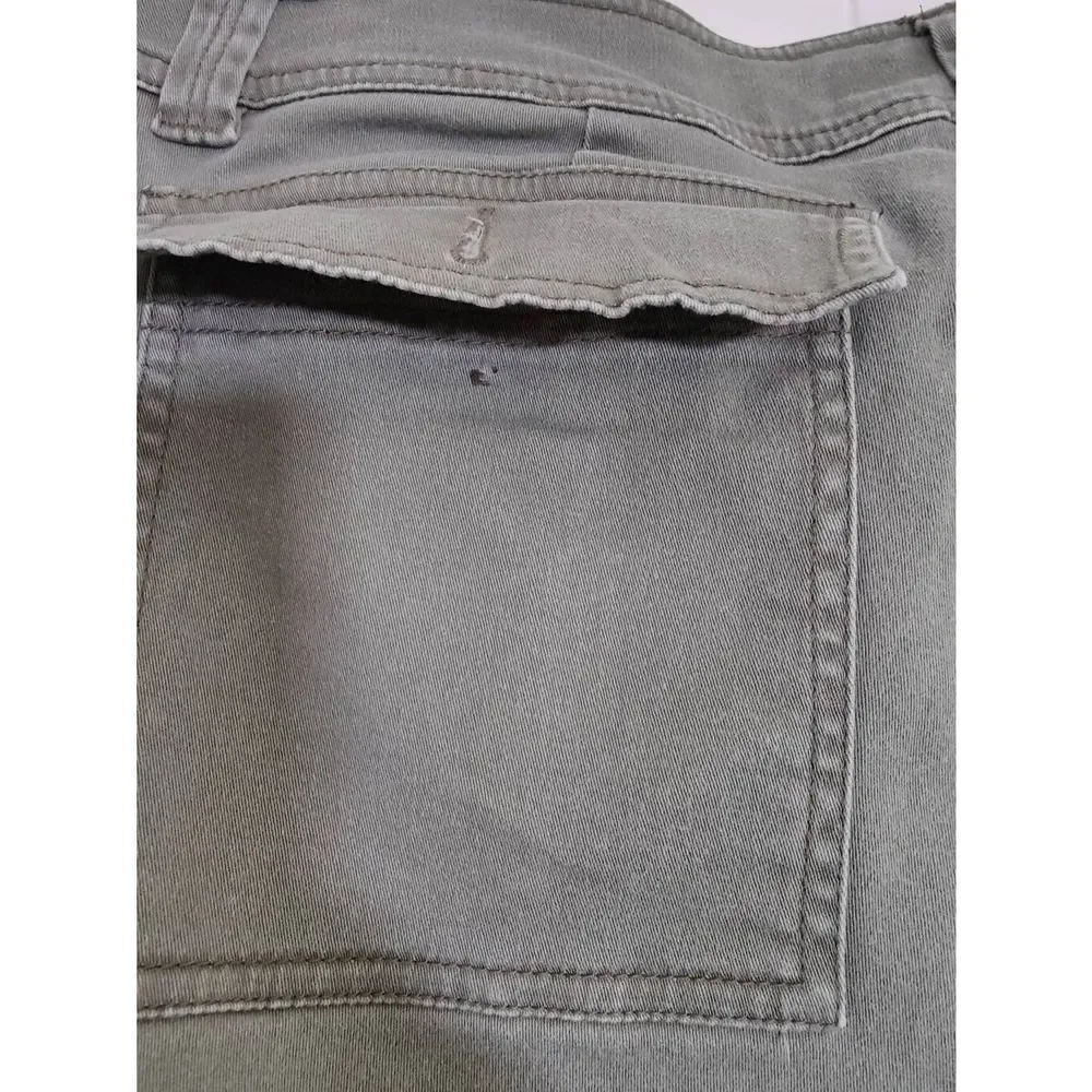 Trina Turk cotton blend wide leg cropped pants, size women's 6 - Picture 3 of 4